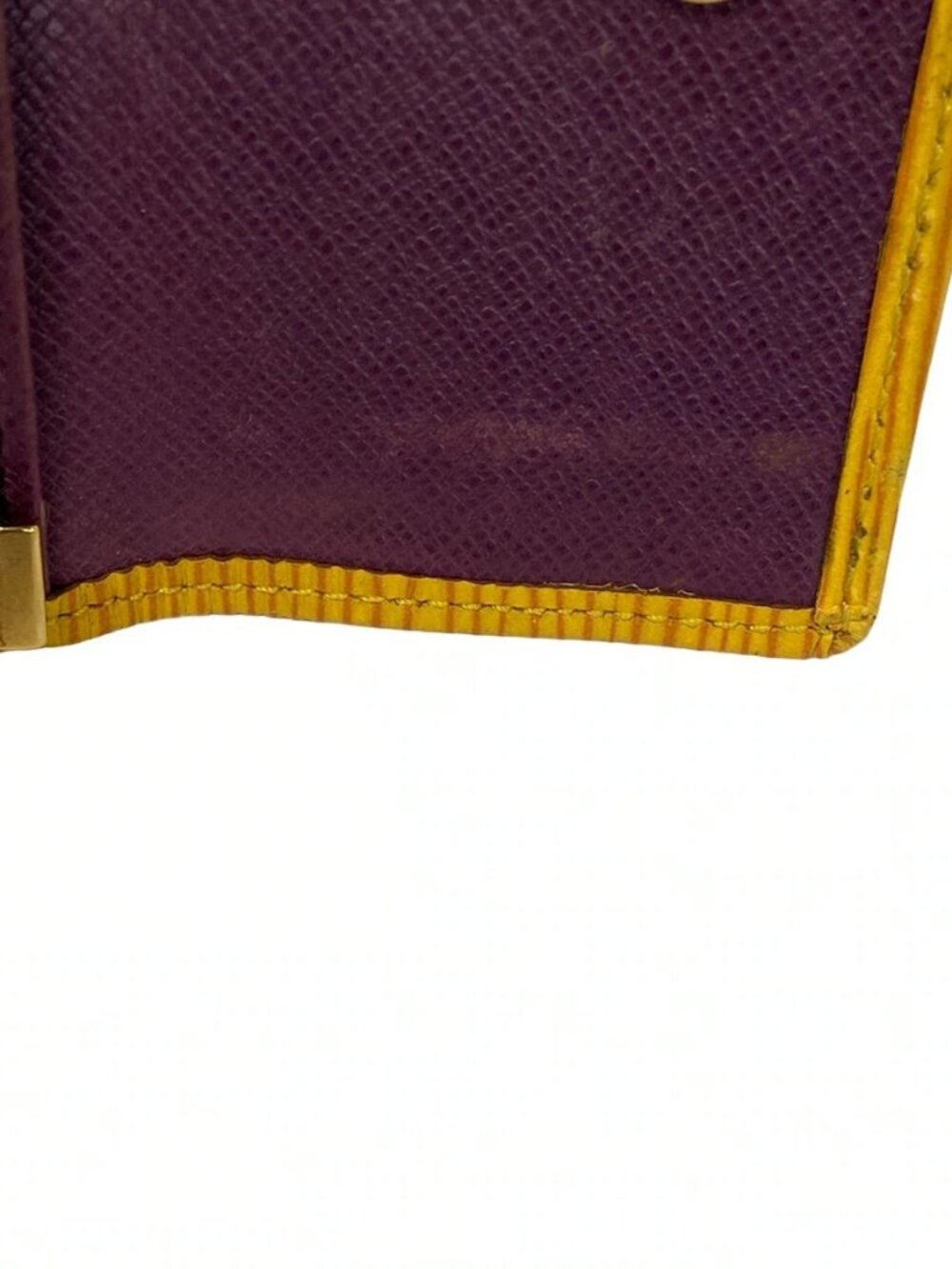 LOUIS VUITTON Multicles 6 M63819 Jaune Epi SP0916 Key Case Leathe - Picture 8 of 11